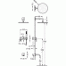 Душевой комплект для ванны Tres 3V 21027313