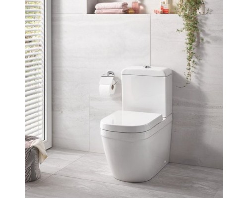 Унитаз напольный, готовый комплект, GROHE Euro Ceramic, альпин-белый