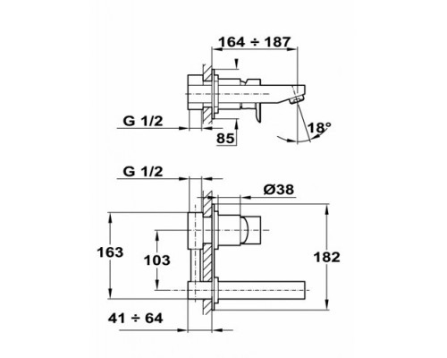 621210200 Teka Смеситель FOR ванна без душевого. набором