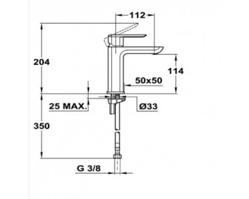 Смеситель для раковины TEKA Formentera 62.346.12.00