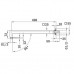 Крепление для верхнего душа Teka FORMENTERA 400 SHOWER ARM 790075600