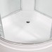 Душевая кабина AvaCan EM2710LED+GM AVA 100x100 с LED и гидромассажем, стекла с узором, профиль хром