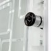 Душевая кабина AvaCan EM2710LED+GM AVA 100x100 с LED и гидромассажем, стекла с узором, профиль хром