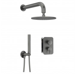 Deante Silia Душевая система скрытого монтажа, титан