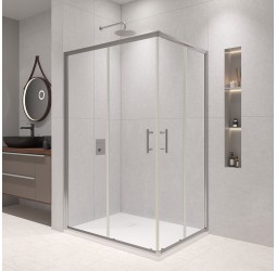 Душевой уголок, прямоугольный RGW PA-146 прозрачное стекло 6 мм цвет проф. хром 80*100*185 020814680-11
