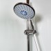 Душевая кабина Deto D08SEL с электрикой, стекла матовые, профиль хром