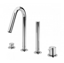 Смеситель на борт ванны Leaf 167 990 1CR Chrome