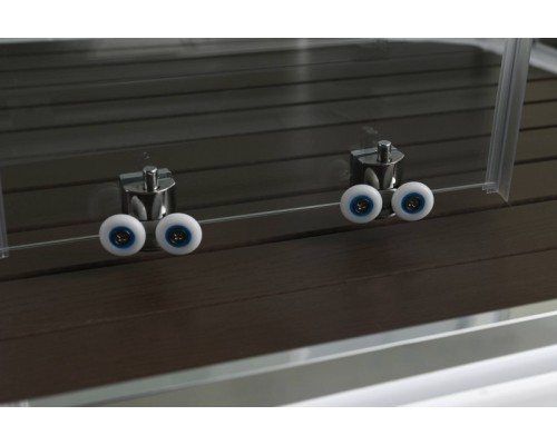 Душевая кабина Avacan EM2812LNT AVA 120x80 левая, без крыши, стекла прозрачные, профиль хром