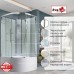Душевая кабина AvaCan EM5090NT AVA 90x90 без крыши, стекла прозрачные, профиль хром