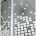 Душевая кабина AvaCan L980GM+EL AVA 80x80 с гидромассажем и электрикой (стекла матовые с рисунком)