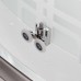 Душевая кабина AvaCan EM3011N AVA 110x110 без крыши, стекла с узором, профиль хром