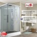 Душевая кабина AvaCan K2012 AVA 120x90 стандарт, стекла прозрачные, профиль хром