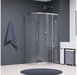 Душевой уголок RGW HO-61 (HO-51 + Z-41) прозрачное cтекло цвет профиля 8 мм 03066192-11