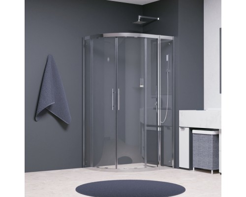 Душевой уголок RGW HO-61 (HO-51 + Z-41) прозрачное cтекло цвет профиля 8 мм 03066192-11