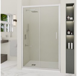 Раздвижная душевая дверь RGW PA-016 140*195 прозрачное стекло 6 мм 350801614-11