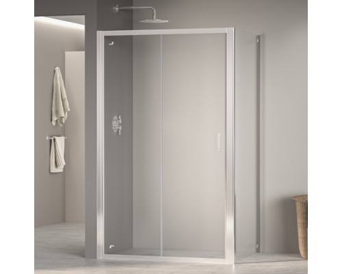 Душевой уголок RGW PA-74 (PA-14 + Z-050-2) прозрачное cтекло цвет профиля 6 мм 410874131-1