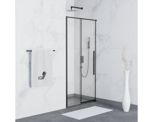 Раздвижная душевая дверь RGW SV-12-B 150*195 прозрачное стекло 6 мм 32321215-14