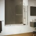 Шторка для ванны RGW Screens SC-12 100 см прозрачное стекло, профиль хром