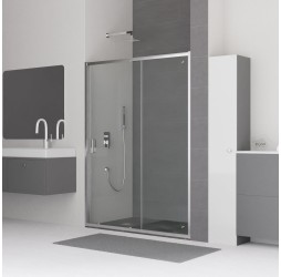 Раздвижная душевая дверь RGW CL-14 100*185 прозрачное стекло 5 мм 32091410-11