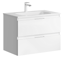 aqwella Тумба под умывальник 75x46 Accent Прямоугольная цвет белый ACC0175W
