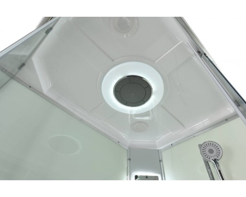 Душевая кабина AvaCan K2011LED AVA 110x90 LED, стекла прозрачные, профиль хром