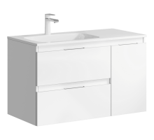 aqwella Тумба под умывальник 92x45 Accent Прямоугольная цвет белый ACC0109LW