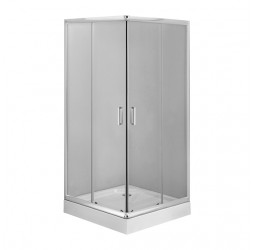 Deante Funkia Кабина квадратная, стекло прозрачное, 80х80х185см
