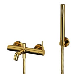 Смеситель для ванны с душевым комплектом WHITECROSS Y Y1231GL (золото)