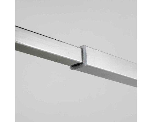 Душевая перегородка Avacan LC120MT AVA 120x200 стекла матовые с рисунком, профиль хром