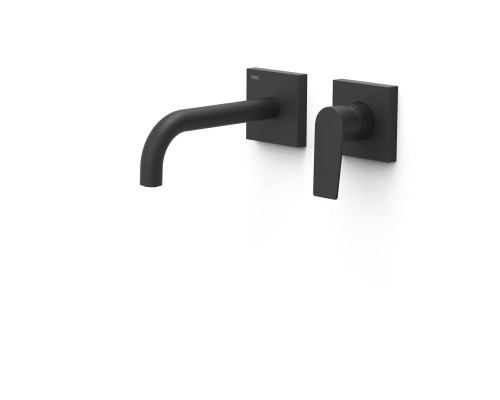 21130021NM Tres Project Смеситель для раковины настенный, излив 180мм (без внутрянки)