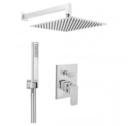 Deante Azalia Душевая система скрытого монтажа, (в компл.2 рычага), хром