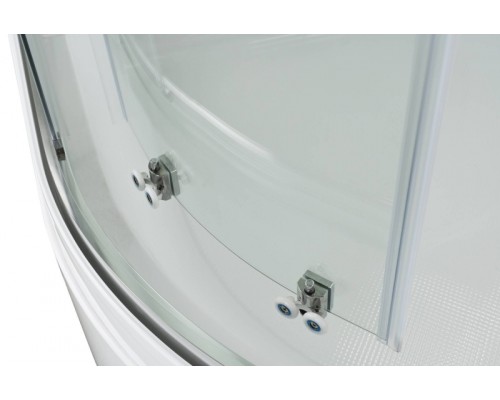 Душевая кабина Avacan EM3010LEDT AVA 100x100 LED, стела прозрачные, профиль хром