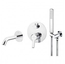 Deante Система скрытого монтажа для ванной круглая, хром