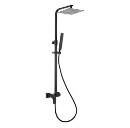Deante Cascada Hiacynt Nero Душевая колонна со смесителем для душа, черный