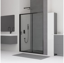 Раздвижная душевая дверь RGW CL-14-B 130*185 прозрачное стекло 5 мм 32091413-14