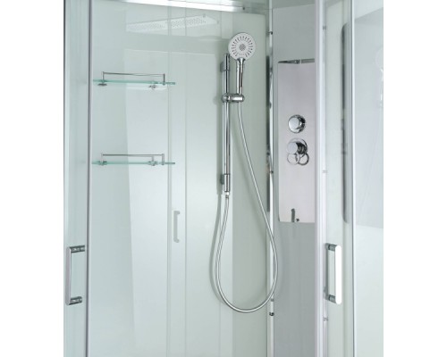 Душевая кабина AvaCan A2812R AVA 120x80 правая, стандарт, стекла прозрачные, профиль хром