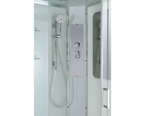 Душевая кабина AvaCan A2812R AVA 120x80 правая, стандарт, стекла прозрачные, профиль хром