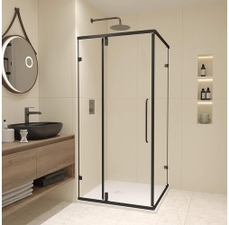 Душевой уголок RGW Classic CL-35-B 72093599-14, 90 х 90 см, стекло прозрачное, профиль черный