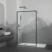 Душевая перегородка RGW WA-012B неподвижное Walk In cтекло прозрачное(Принт), 8 мм 100*200 чёрный 35101210-84