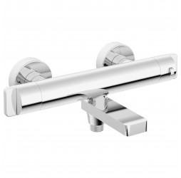 Deante Смеситель термостатический для ванны с поворотным изливом, хром