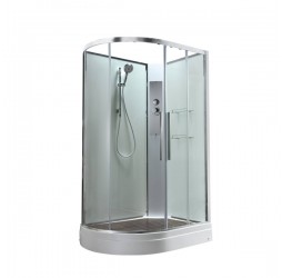 Душевая кабина Avacan EM2812RNT AVA 120x80 правая, без крыши, стекла прозрачные, профиль хром