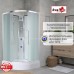 Душевая кабина Avacan EM3090N AVA 90x90 без крыши, стекла матовые, профиль хром