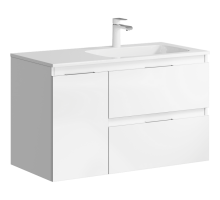 aqwella Тумба под умывальник 92x45 Accent Прямоугольная цвет белый ACC0109RW