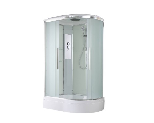 Душевая кабина Avacan EM3812L AVA 120x80 левая, стандарт, стекла матовые, профиль хром