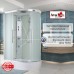 Душевая кабина Avacan EM3812L AVA 120x80 левая, стандарт, стекла матовые, профиль хром