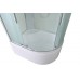 Душевая кабина AvaCan EM5912LLED AVA 120x90 левая, LED, стекла матовые, профиль хром