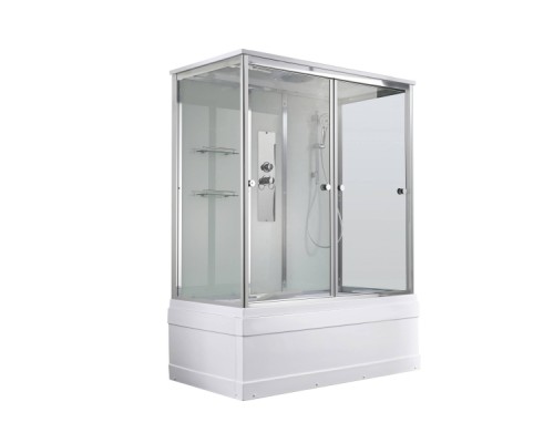 Душевая кабина AvaCan V5015 AVA 150x85 стандарт, стекла прозрачные, профиль хром