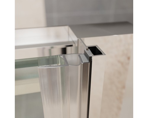 Раздвижная душевая дверь RGW PA-14 100*195 Шиншила стекло 6 мм 41081410-51