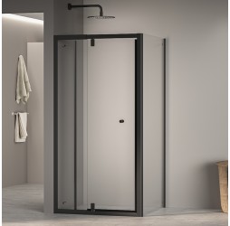 Душевой уголок RGW PA-32B NEW (PA-02B NEW + Z-050-1B) прозрачное cтекло цвет профиля 6 мм