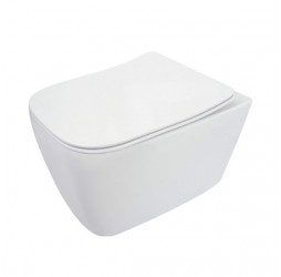 Deante Hiacynt New Унитаз подвесной безободковый с крышкой, белый